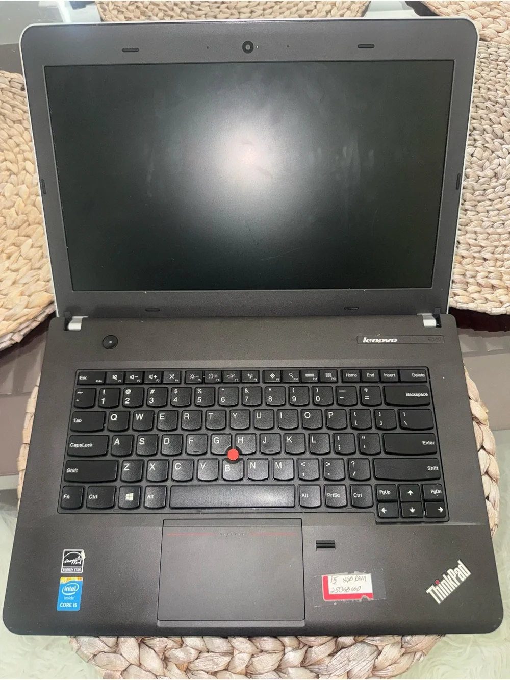 LENOVO THINKPAD E440 LAPTOP- 128GB SSD, 4GB RAM, INTEL I3 CPU, WINDOWS 10